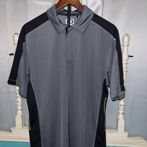 OGIO Two-Tone Gray and Black Polo Shirt